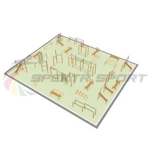 Купить Парковая площадка для Воркаут и WRK 6_76mm в Москве 